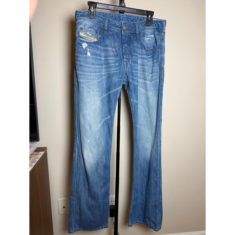 Diesel Zatiny Regular Bootcut Jeans 32Wx34L Y2K Made in Italy 100% Cotton
